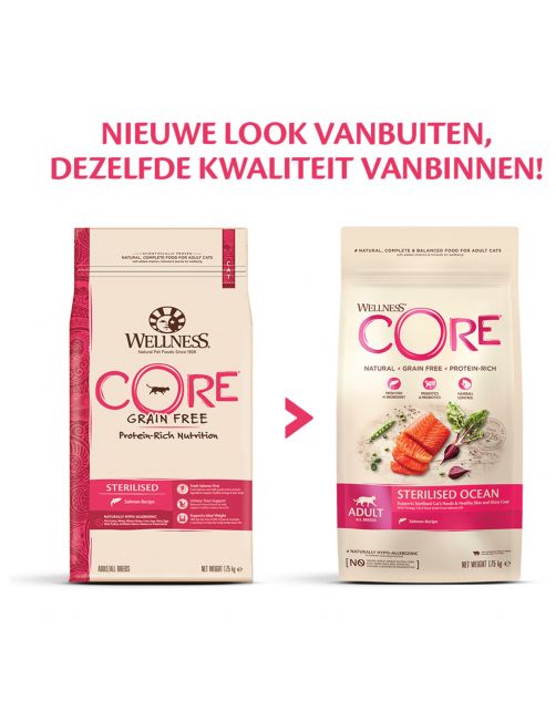 Wellness Core Grain Free Cat Sterilised Zalm - Kattenvoer