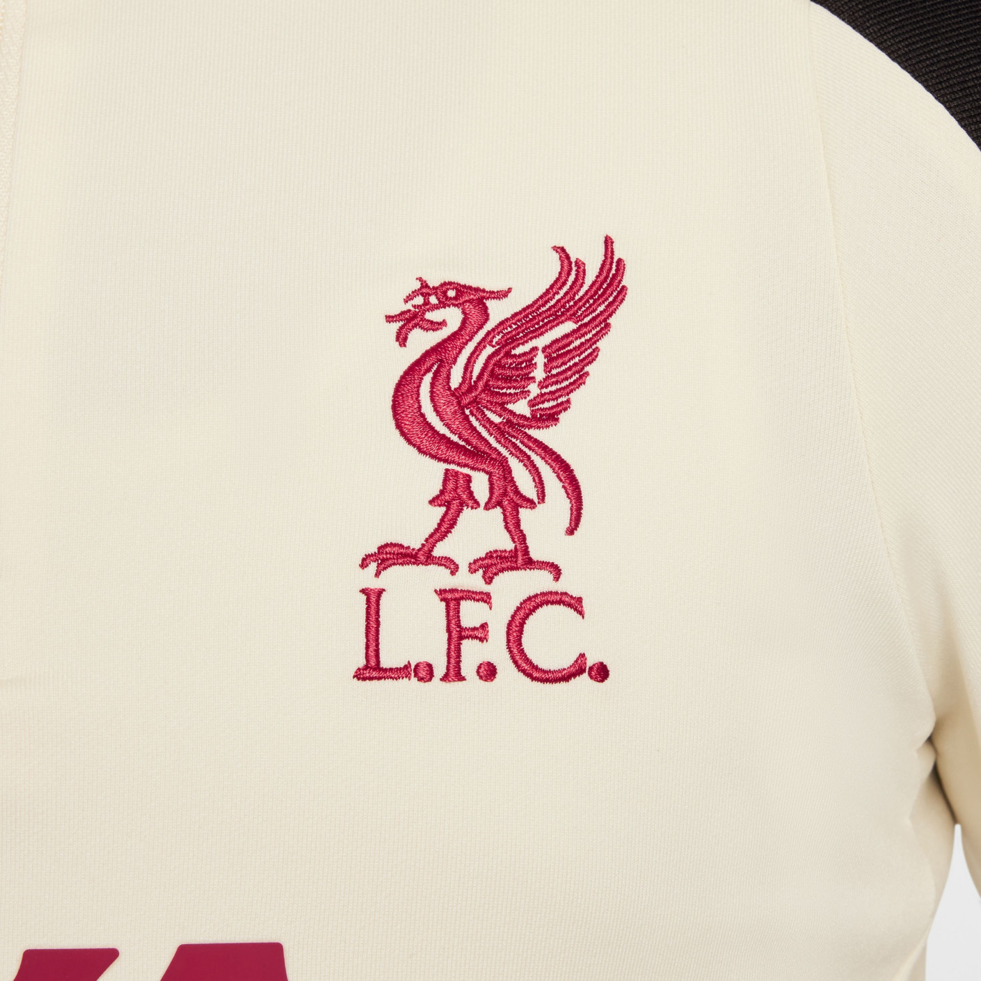 Nike Liverpool Strike Trainingspak 1/4-Zip 2024-2025 Kids Gebroken Wit Zwart Rood