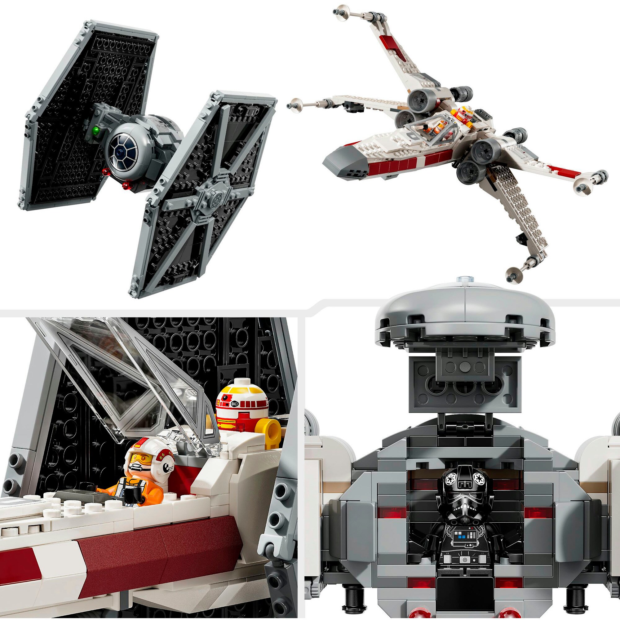 LEGO Konstruktionsspielzeug Star Wars Mashup aus TIE Fighter & X-Wing
