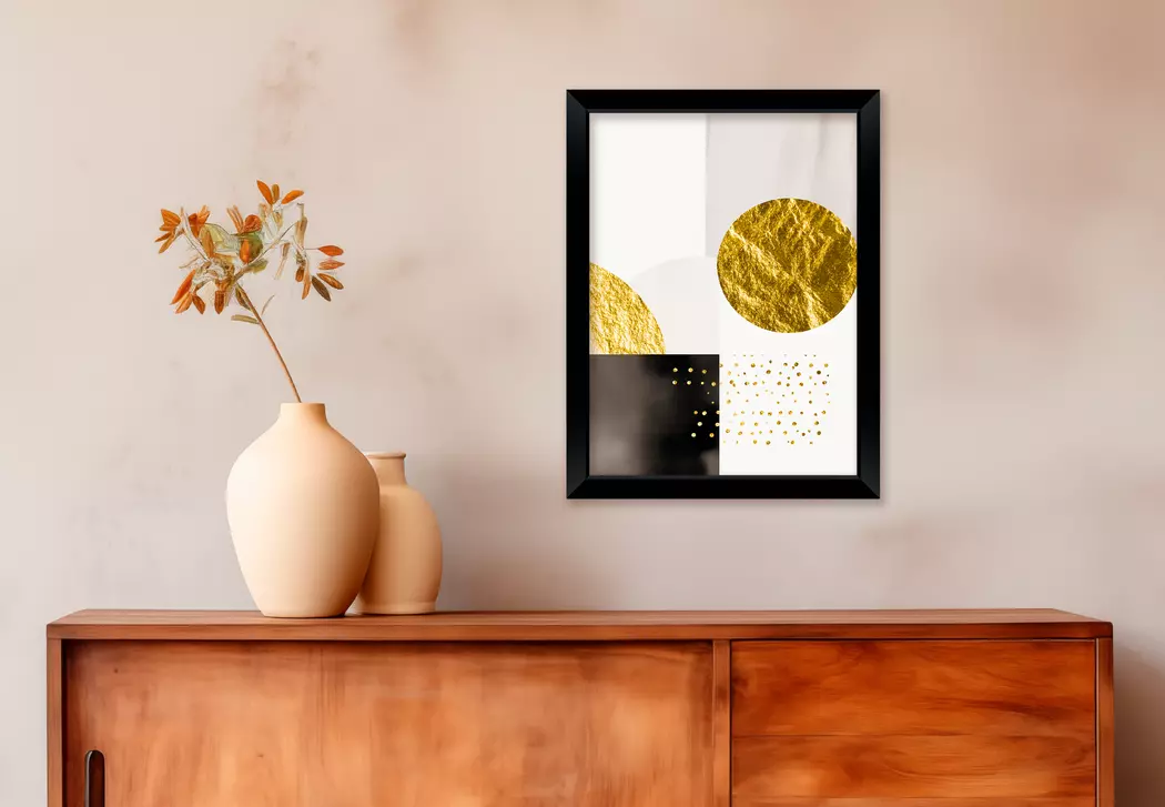 Wandbild 30 x 40 cm Circles I