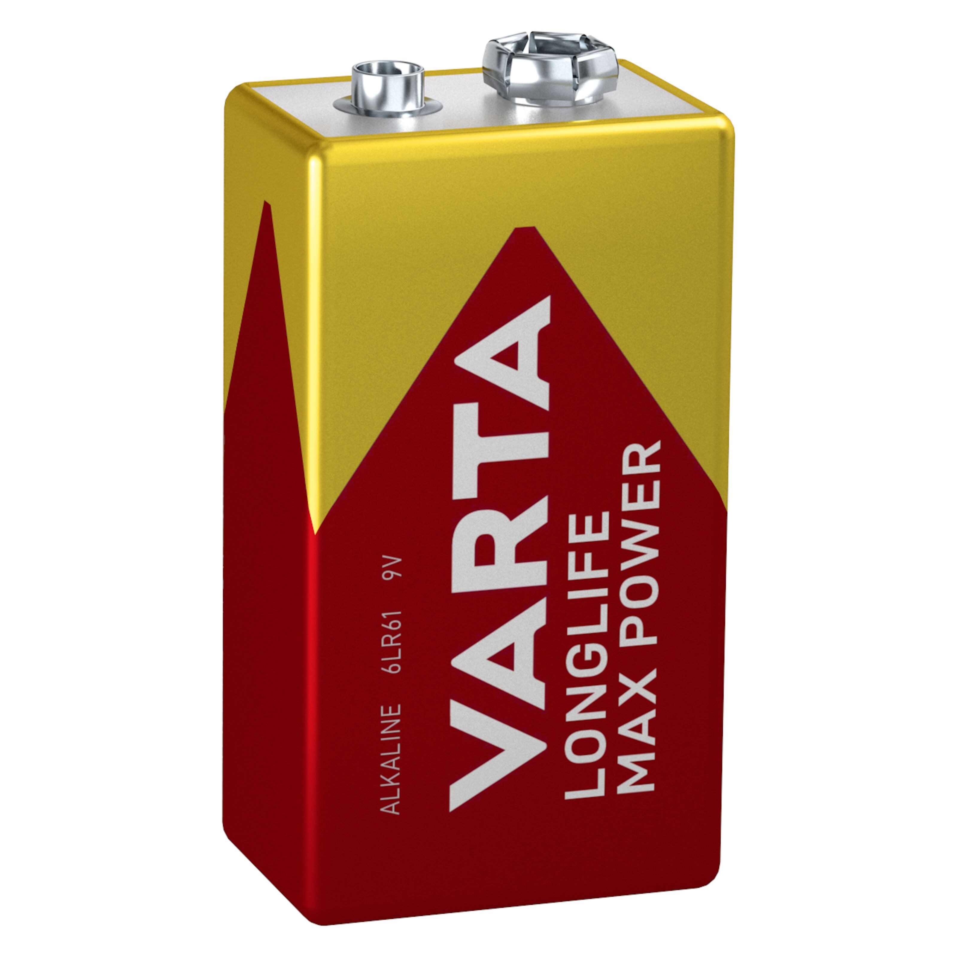 Varta Longlife Power Alkaliskt 9 V-batteri 1-pk.