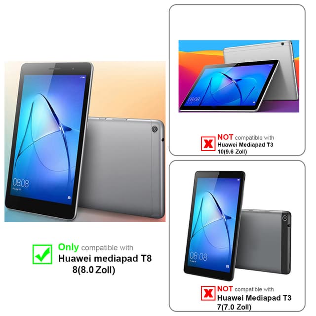 Huawei MediaPad T3 8 (8.0 tomme) 3x Skærmbeskytter