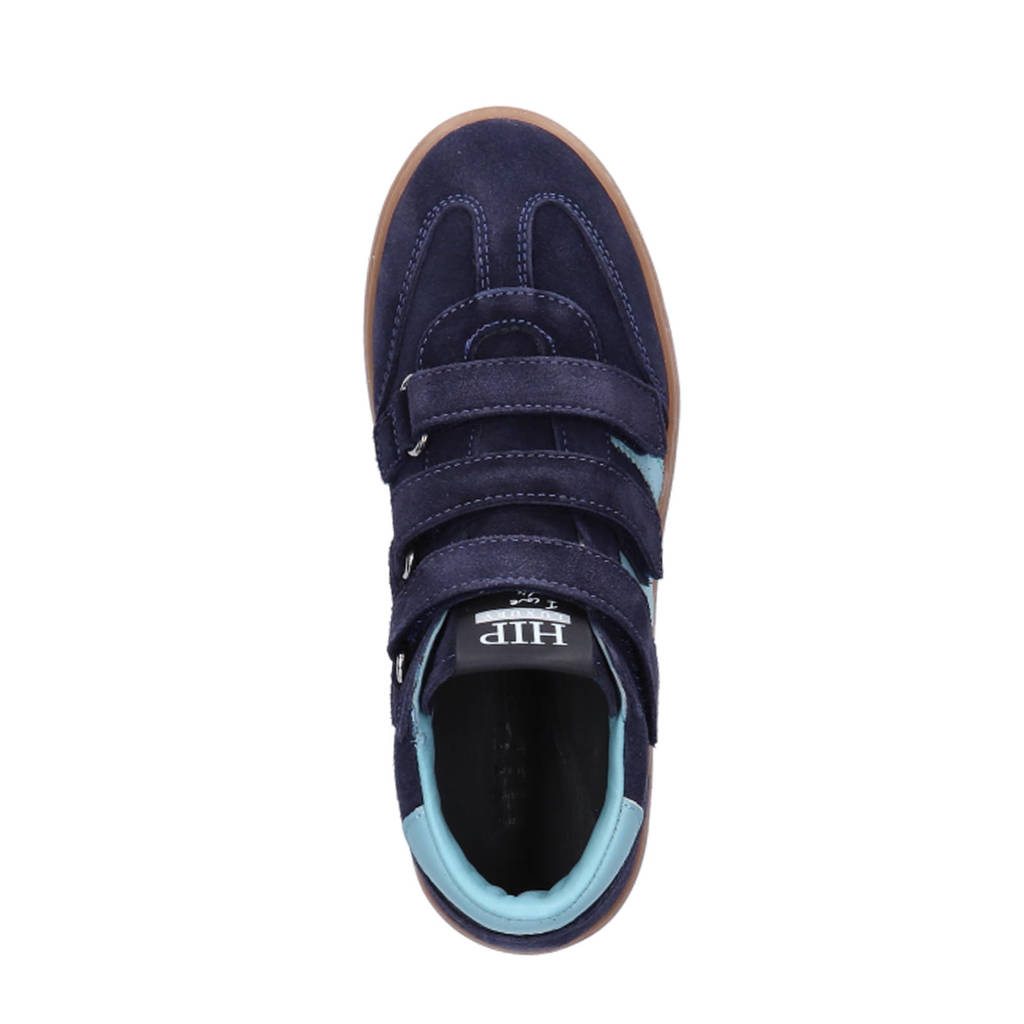 Hip suède sneakers donkerblauw