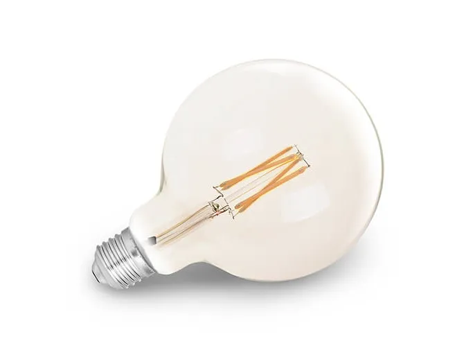 WiZ Wiz Smart Led Bulb White Clear G125 E27 Dimmable, 6.5w-60w Power