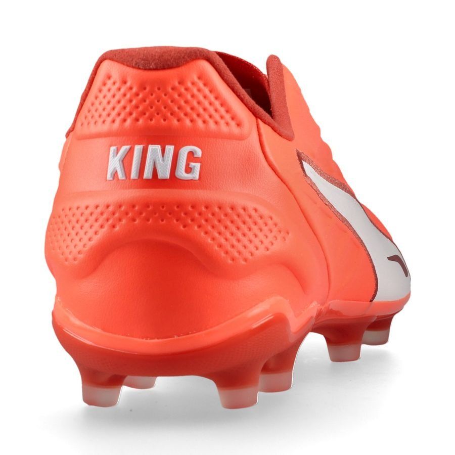 PUMA King Pro FG/AG Unlimited - Glowing Red/Blanc/Red Fire Femme