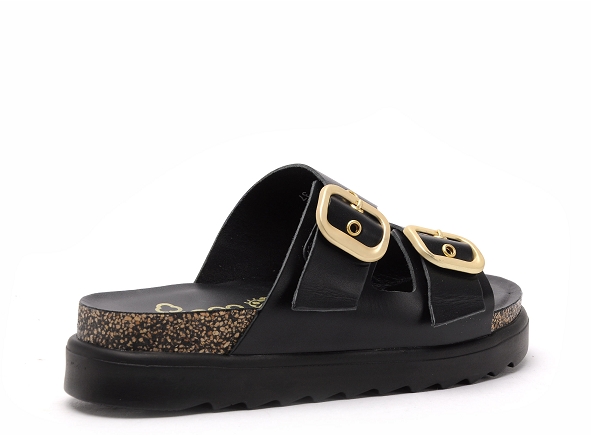 Yokono mules et sabots plats femme tunez 130 noir