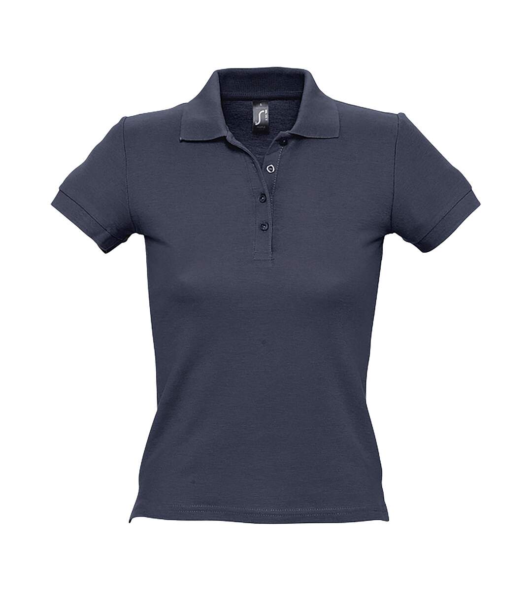 SOLS - Polo manches courtes PEOPLE - Femme (Bleu marine) - UTPC319