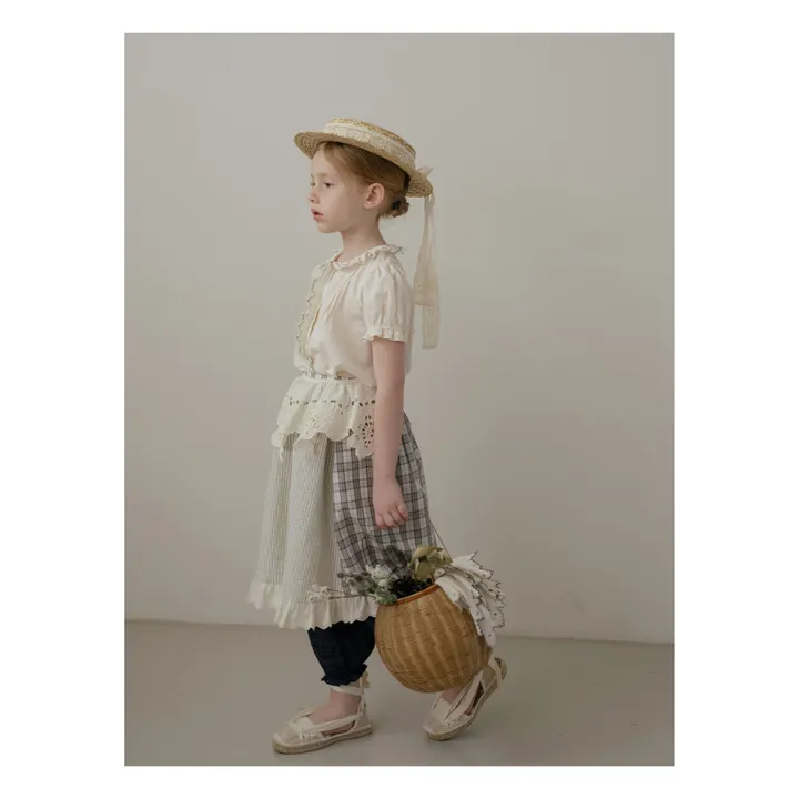 Louisiella Blouse Maila Brodée  | Crème