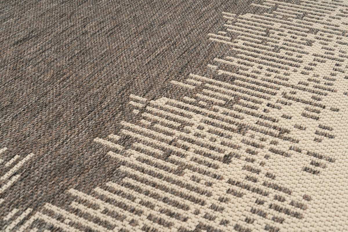 Outdoor-Kurzflorteppich SPLASH 900 - braun-creme - 80x150 cm