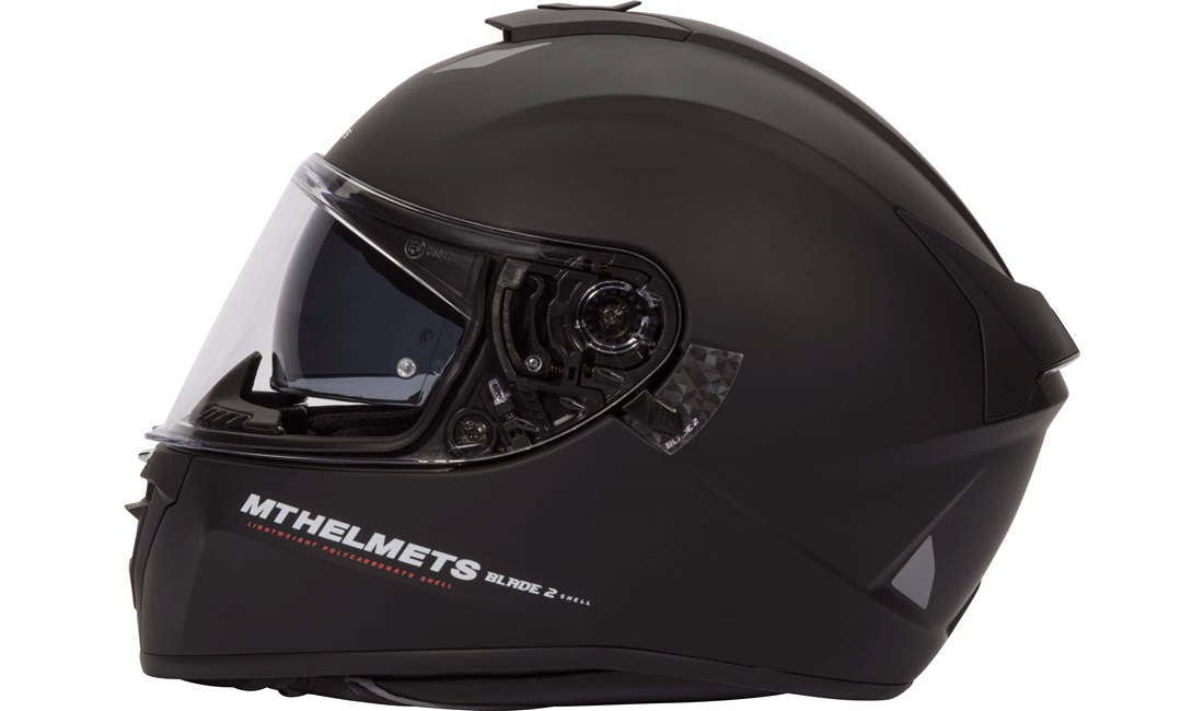 Styrthjelm fullface m/solbrille MT Blade2 SV matsort str. XL
