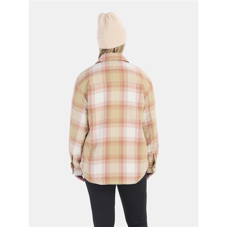 Marmot Wm'S Ridgefield Sherpa Flannel Jacket Cream/White