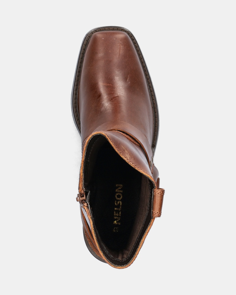 Nelson Bikerboots  - cognac