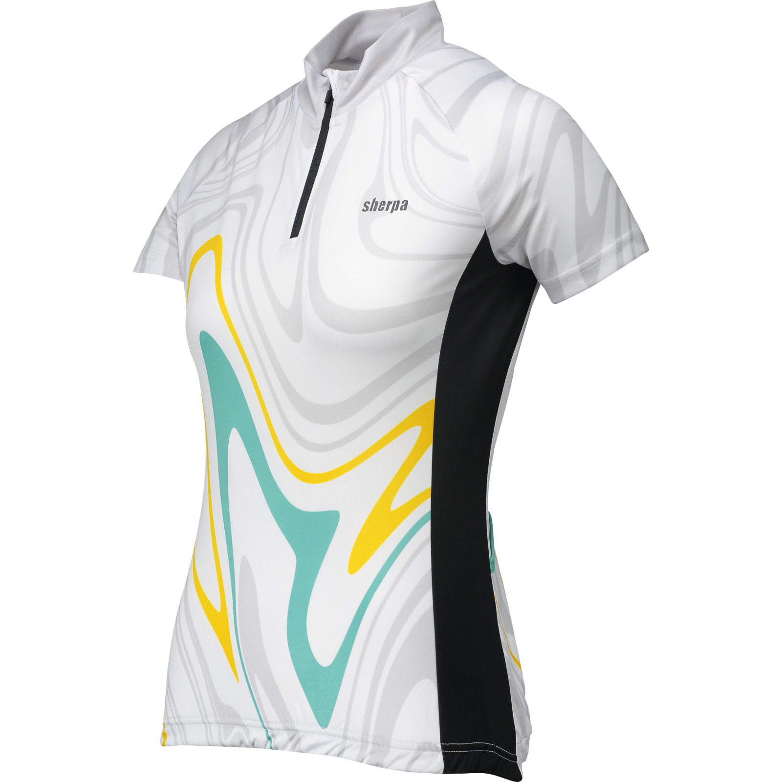 Sherpa Damen-Velotrikot Sarnaya M, weiss