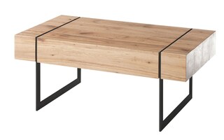 CASAVANTI Couchtisch PAPHOS 110 x 60 cm schwarz
