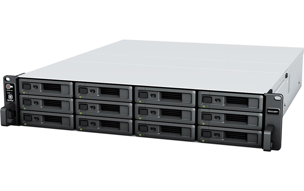 NAS RackStation RS2423RP+, 12-bay<br>2U Rackmount NAS mit 12 Laufwerkschächten