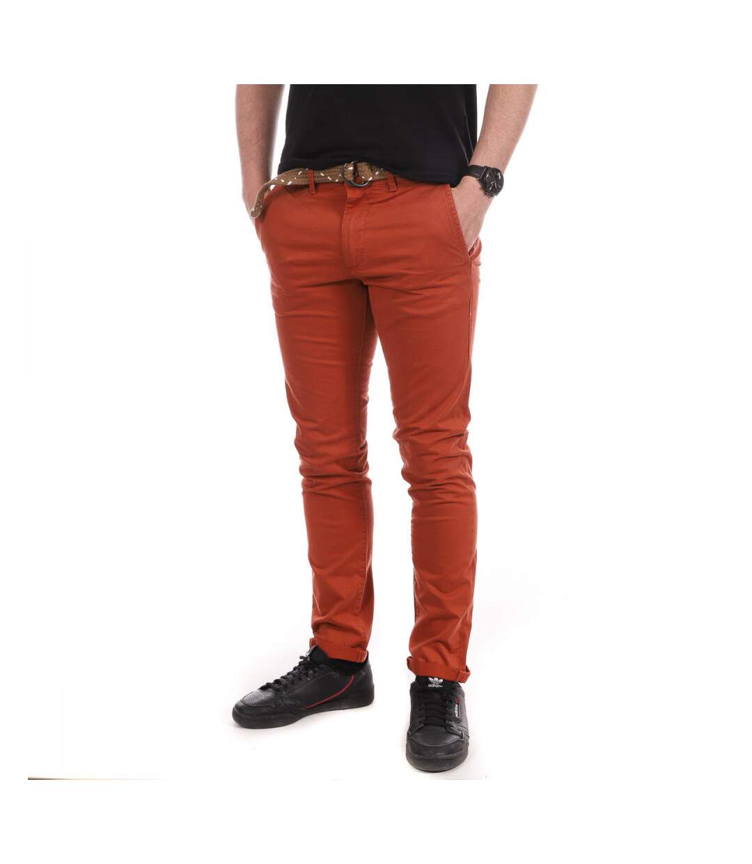 Pantalon chino Orange Homme Teddy Smith Pallas