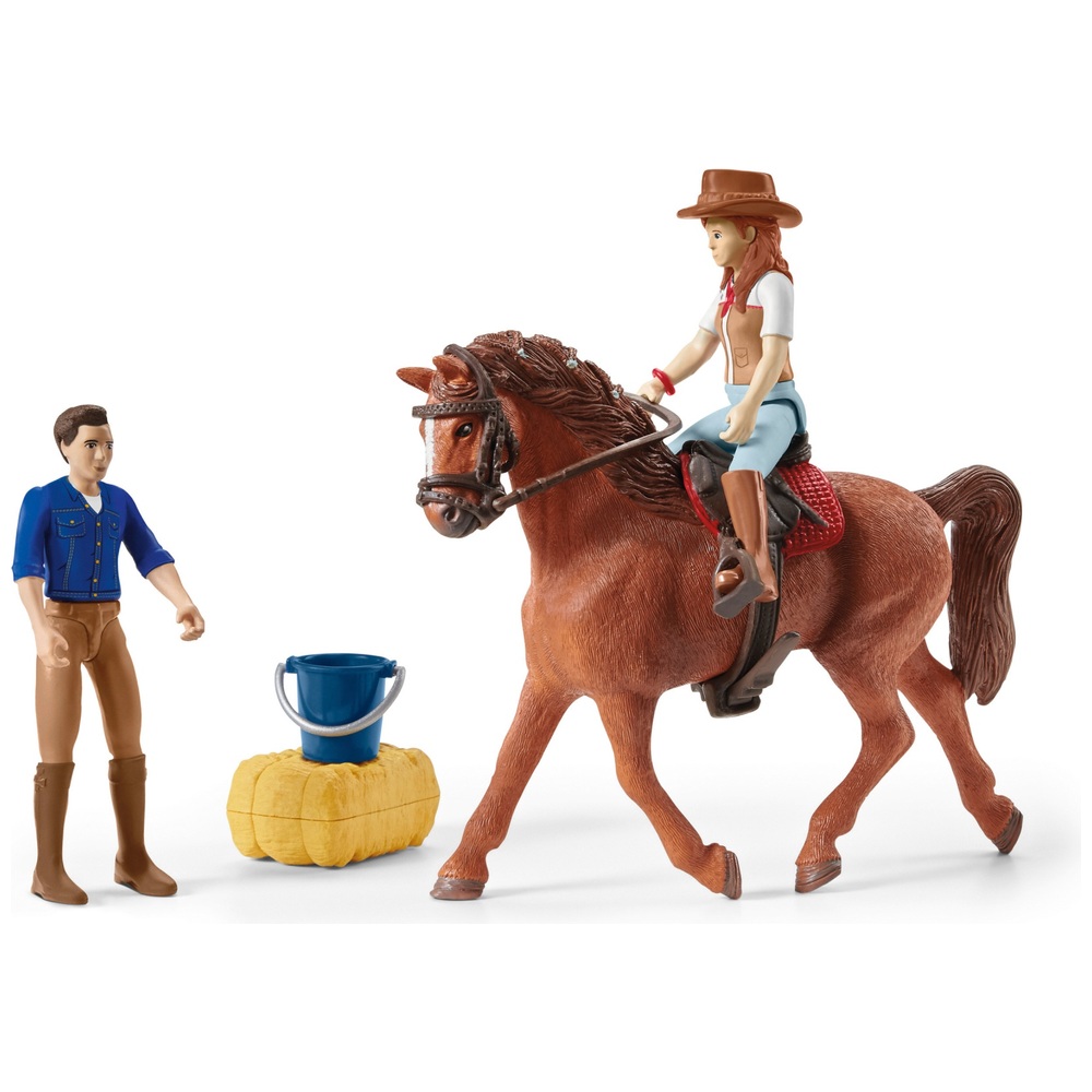 Schleich Horse Club Pferdeabenteuer mit Auto und Anhänger 42535