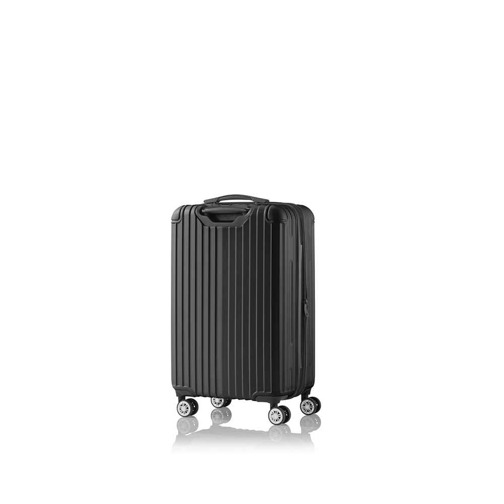 (Gr. L) 125L Sola Trolley Schalen Reisekoffer mit TSA Zahlenschloss (8887NO) - Schwarz