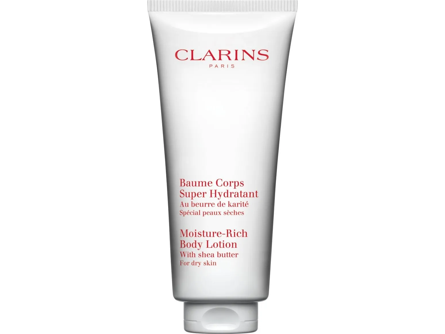 CLARINS MOISTURE RICH BODY LOTION WITH SHEA BUTTER DRY SKIN 200ML
