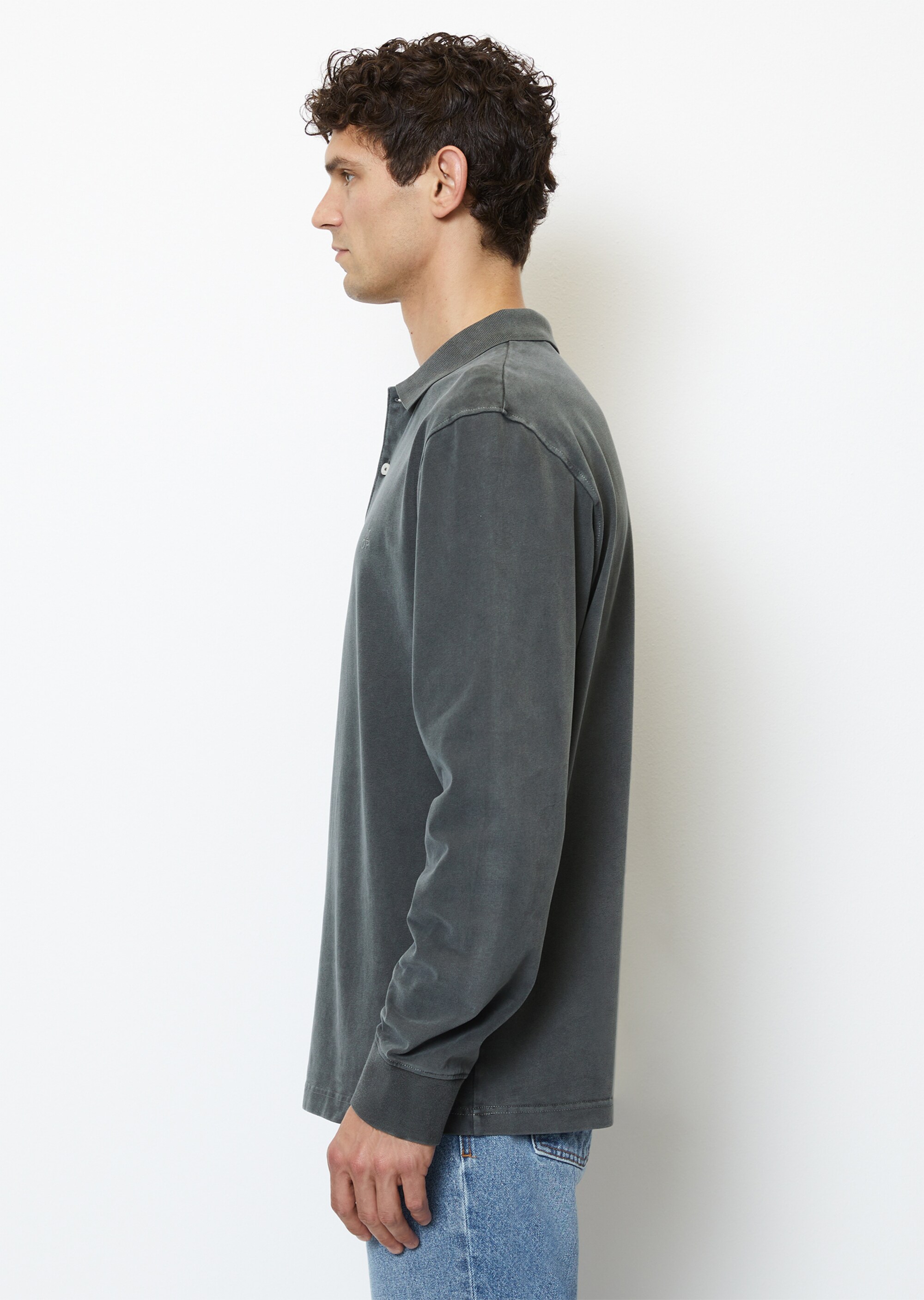 Poloshirt Jersey regular in schwerer Soft-Touch-Jersey-Qualität