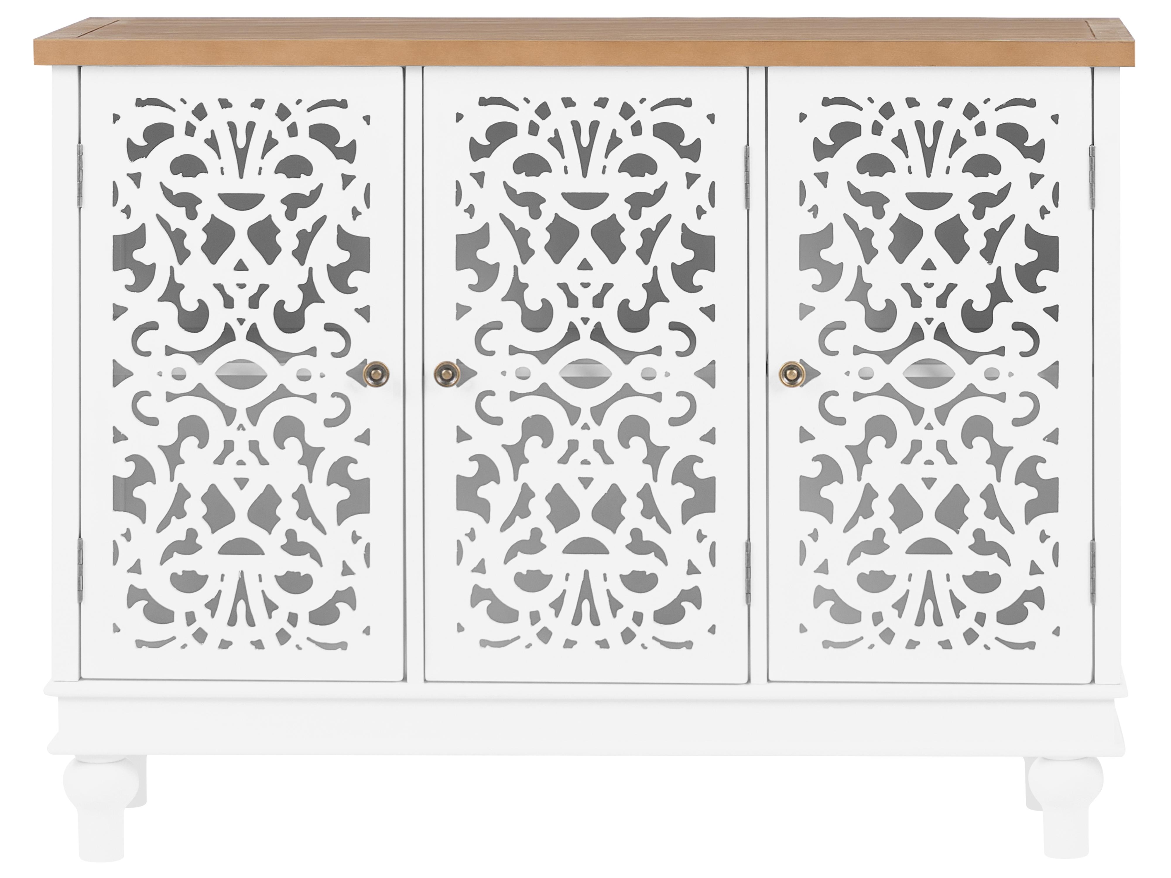 Dressoir met 3 deuren KATHERINE Wit