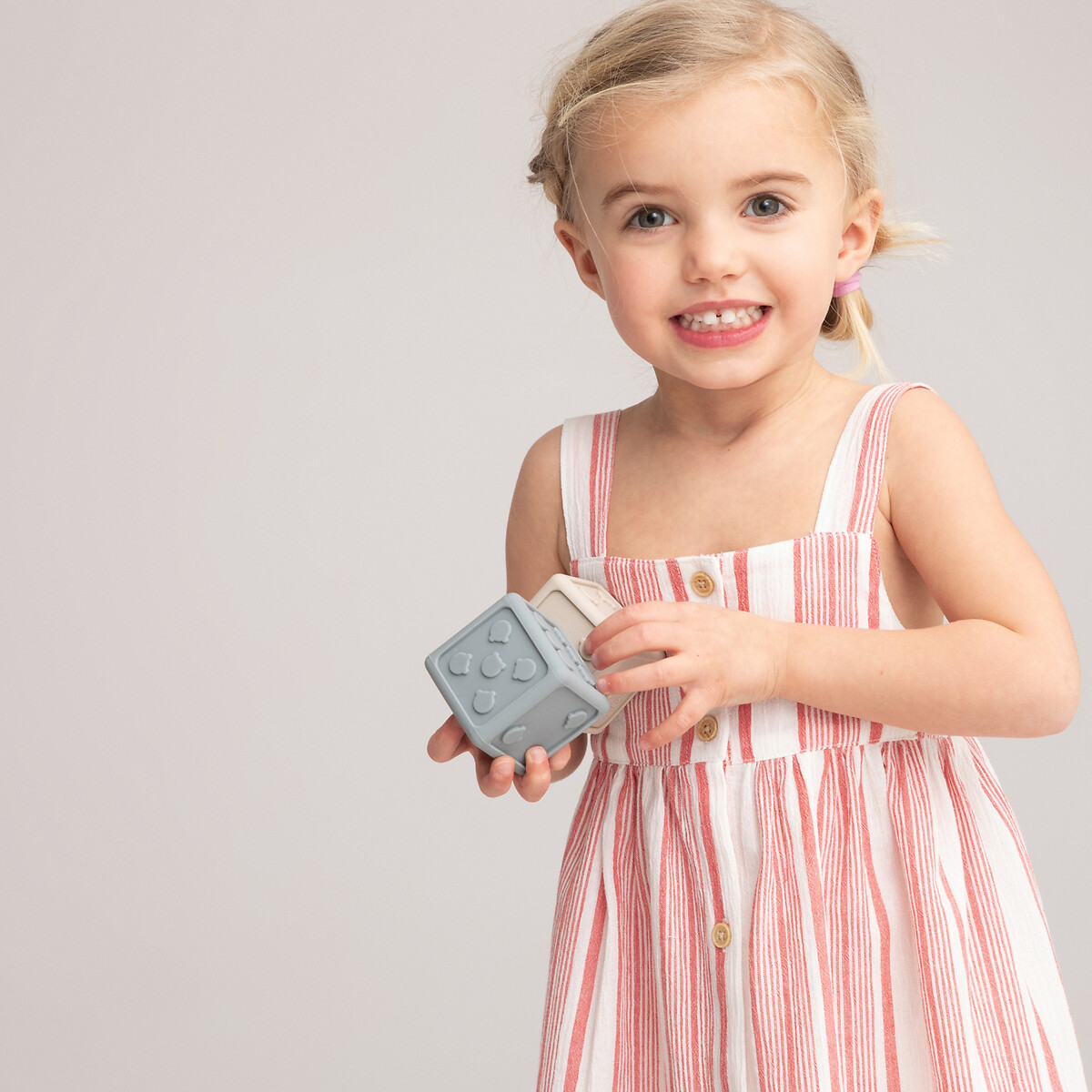 COLEÇÃO LA REDOUTE<br>Vestido listrado com alças