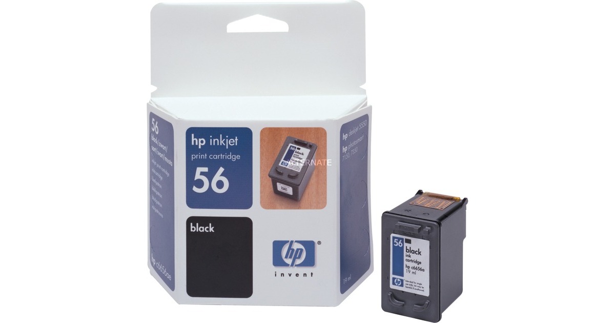 HP56 Inktcartridge  (C6656AE, Zwart, Retail)