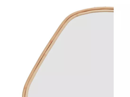 Miroir organique en rotin 76,5x53 cm - Tseri