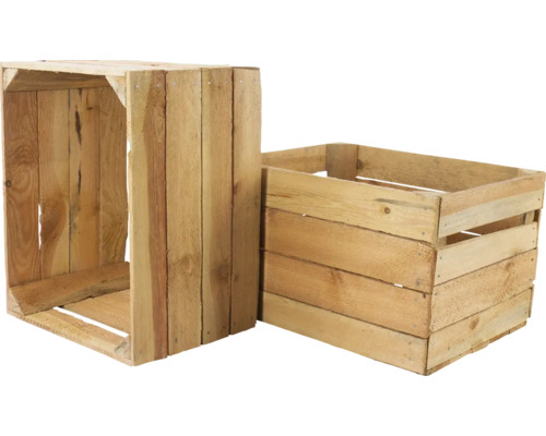 Vintage fruitkist naturel 50x40x30 cm
