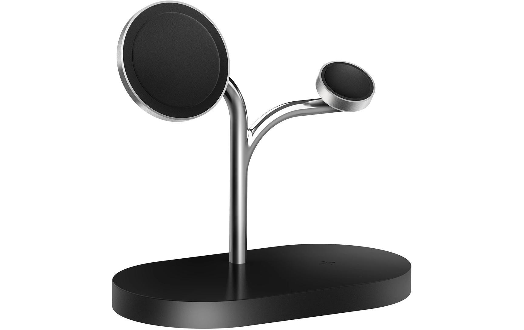 Wireless Charger 3in1 Schwarz/SilberWireless Charging Pad 3-in-1