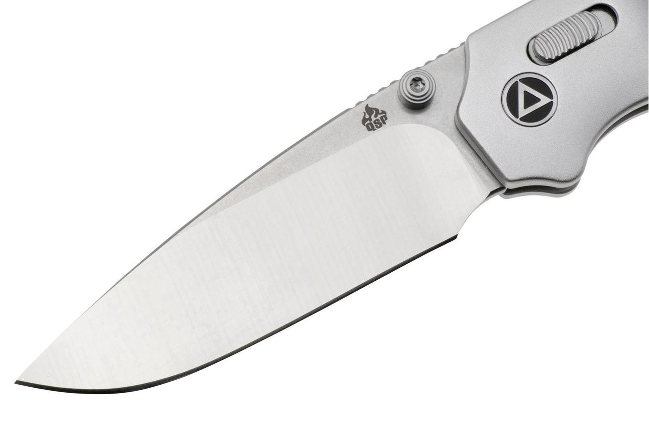 QSP Knife Vault QS157-A1 Stonewashed Black Micarta, zakmes, Jacob Lundquist Design