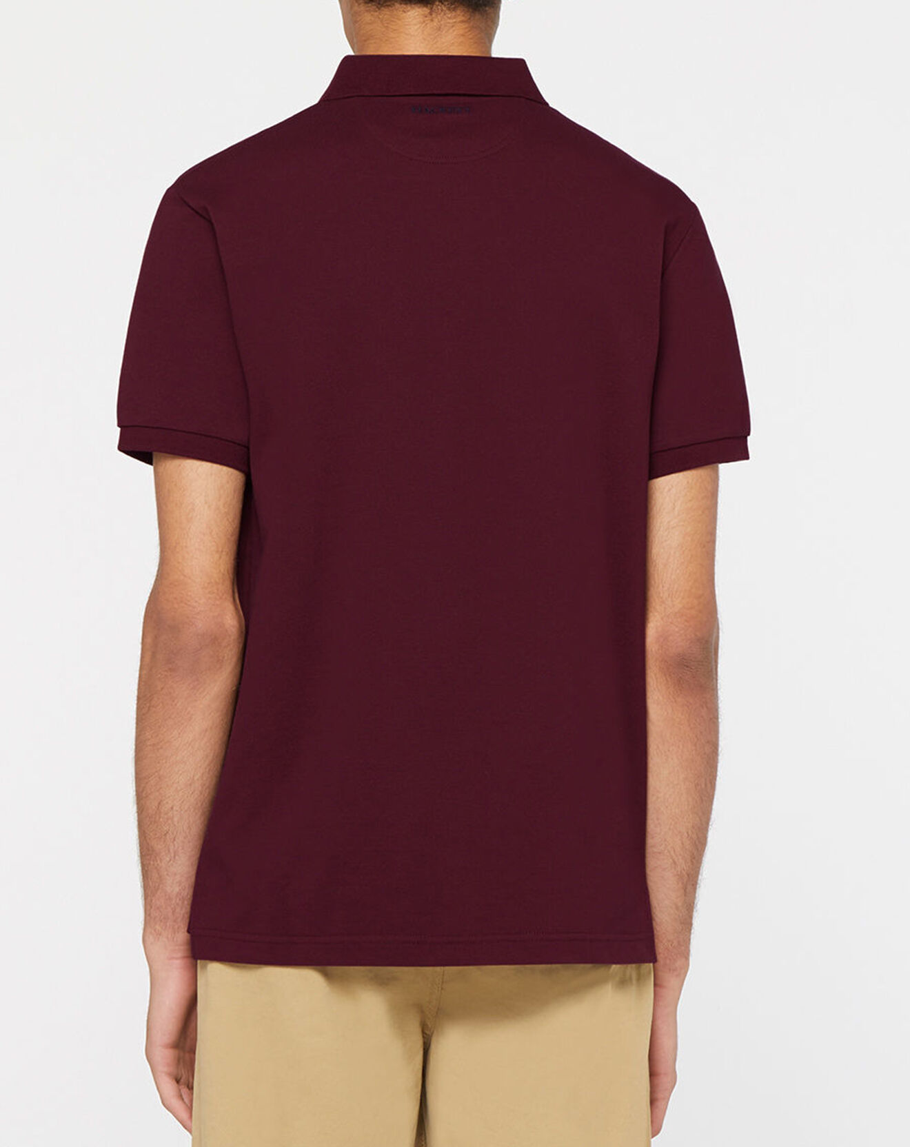 Hackett London Polo droit Dog bordeaux