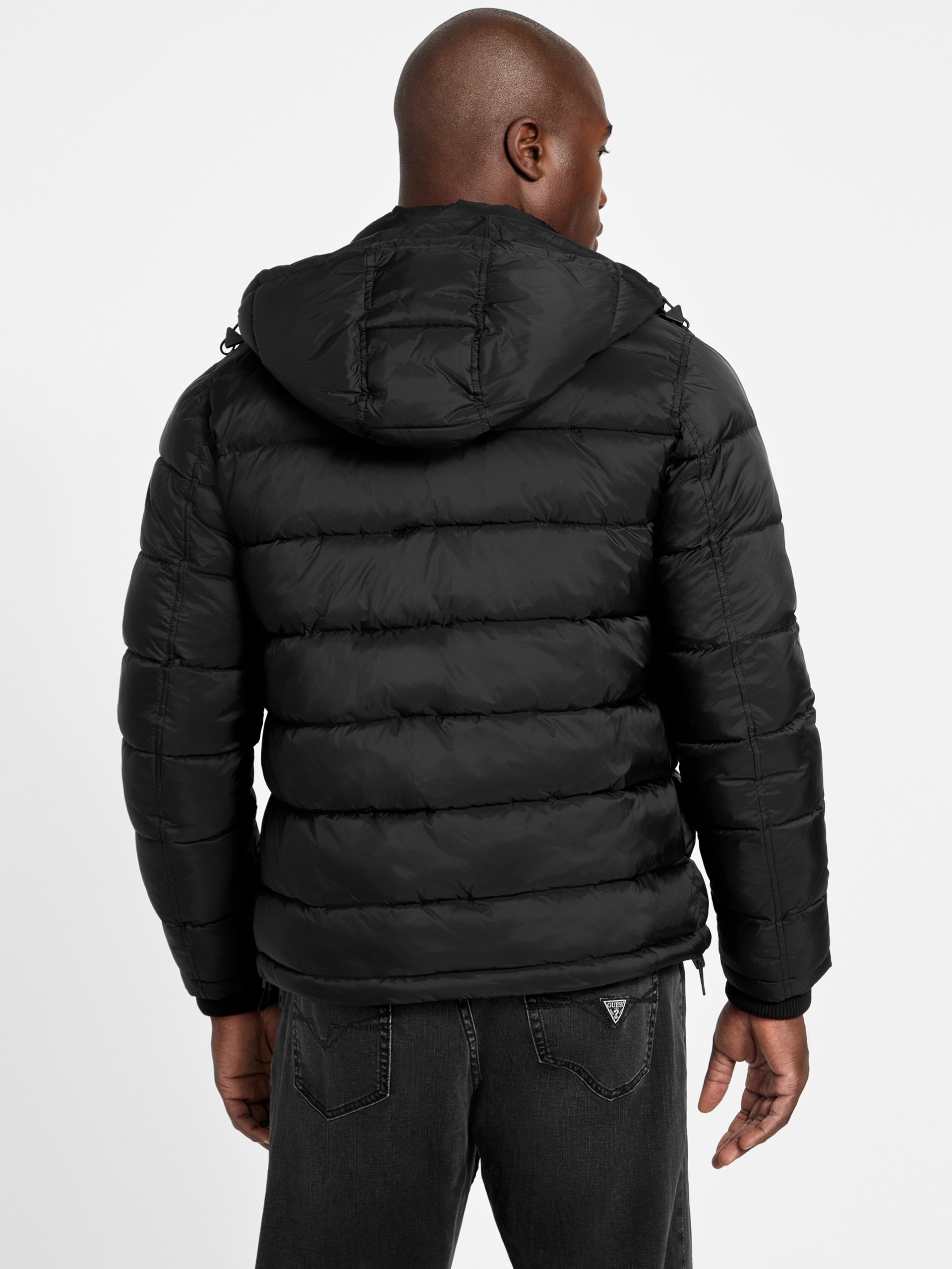 Jaqueta puffer de nylon fosco Glacier