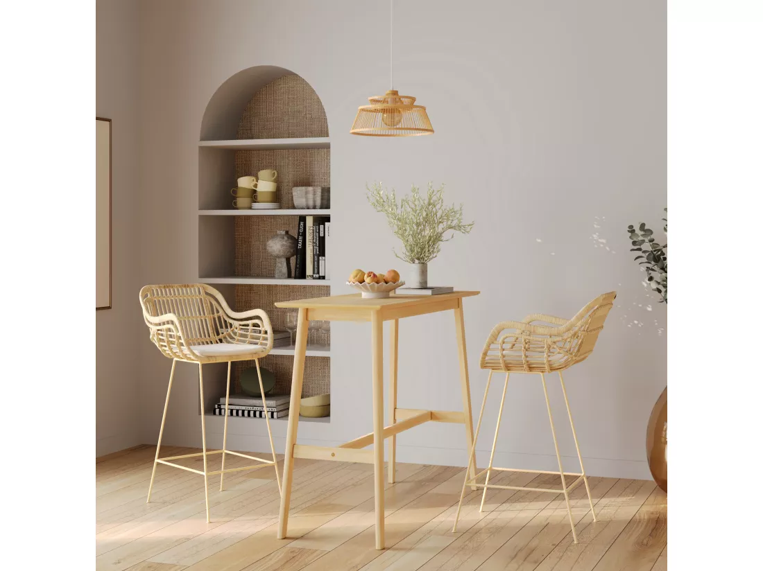 Suspension en bambou naturel D36 cm - Tahaa
