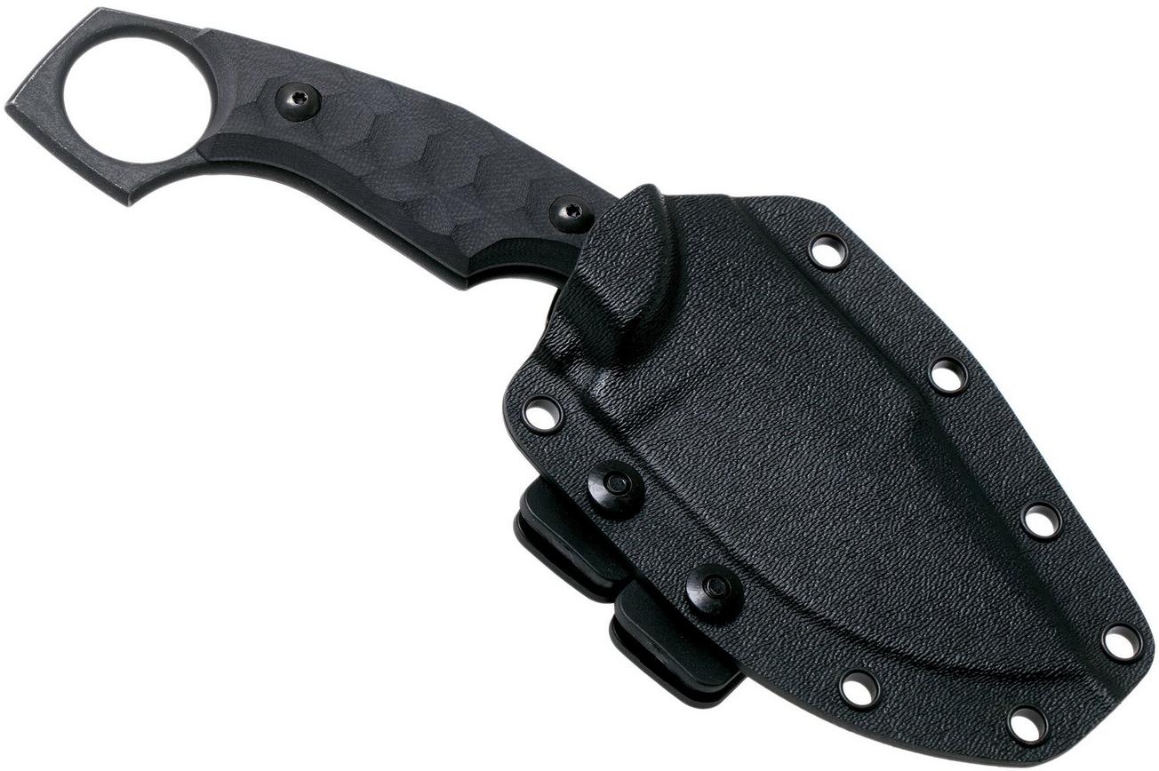 Fox Knives Monkey Thumper FX-633 Black G10 vaststaand mes, Ken Vehikite design