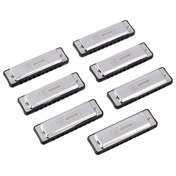Thomann Woogie Blues Harmonica 7-SET