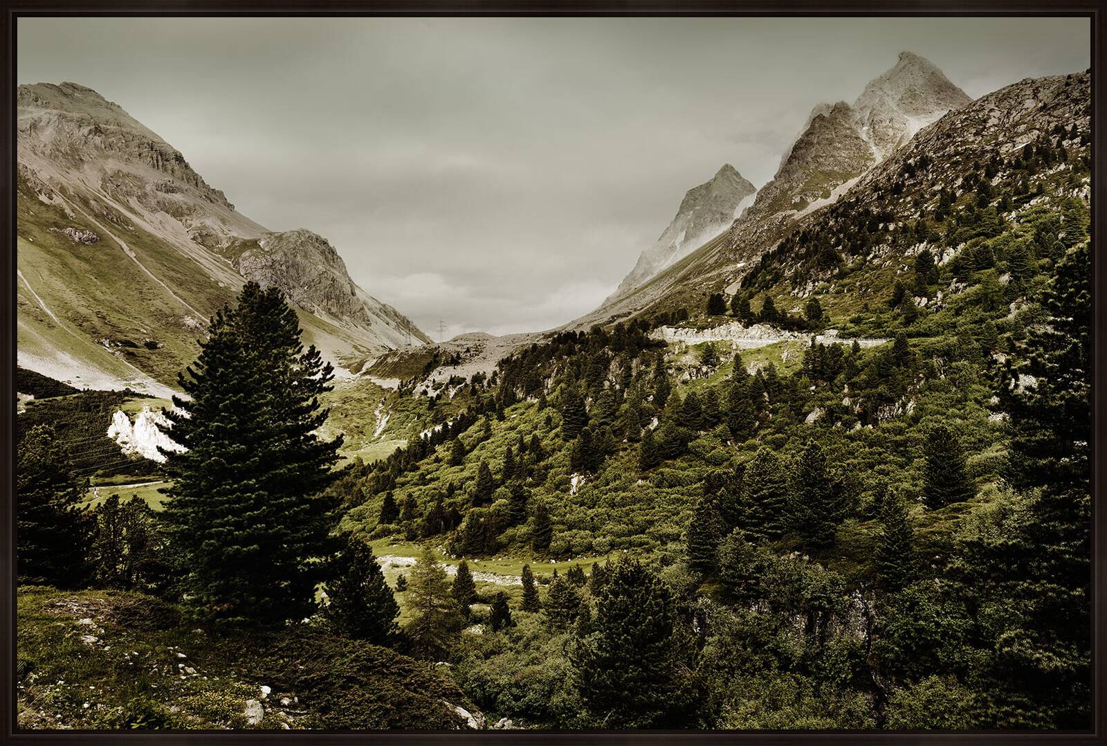 Albula Pass, Schweiz by Berthold Steinhilber - Limited Edition. Edition of: 150. Signed.