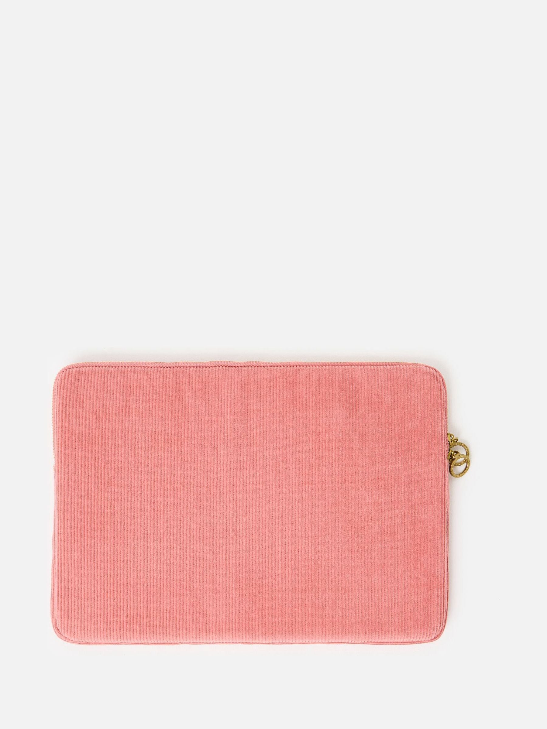 Oliver Bonas Corduroy Dancing Cat Laptop Case