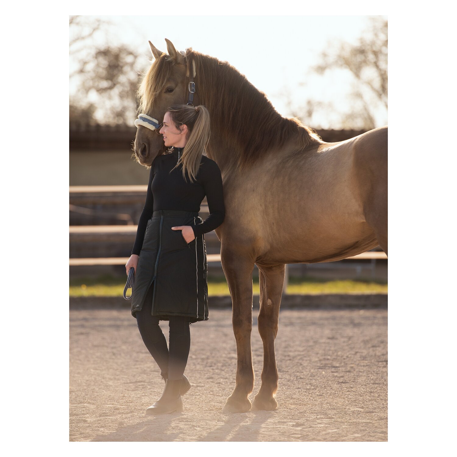 black forest Thermo-Reitrock - black