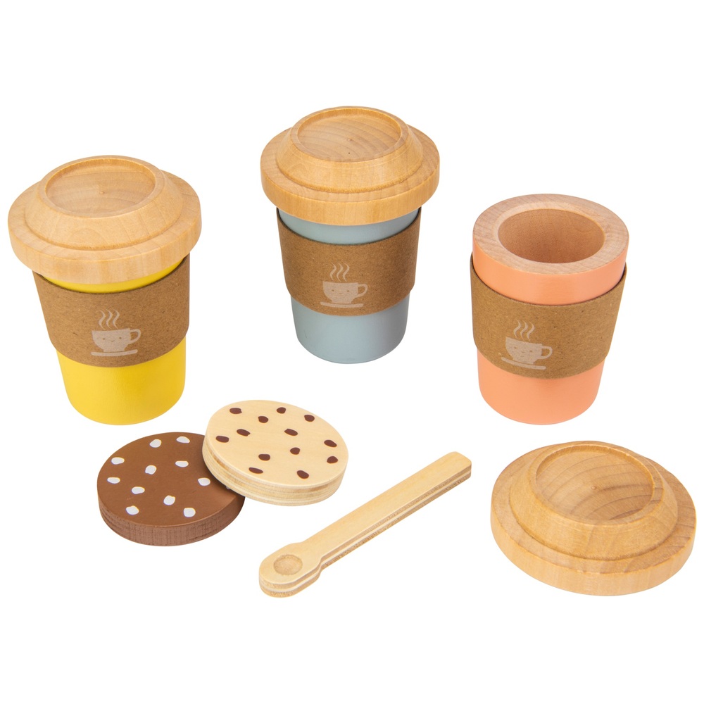 Küchenecke Holz-Heiße-Schokolade-Set