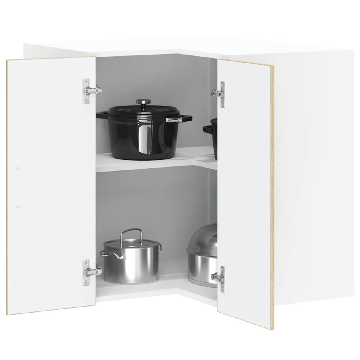 vidaXL Armoire murale d'angle Kalmar Chêne Sonoma