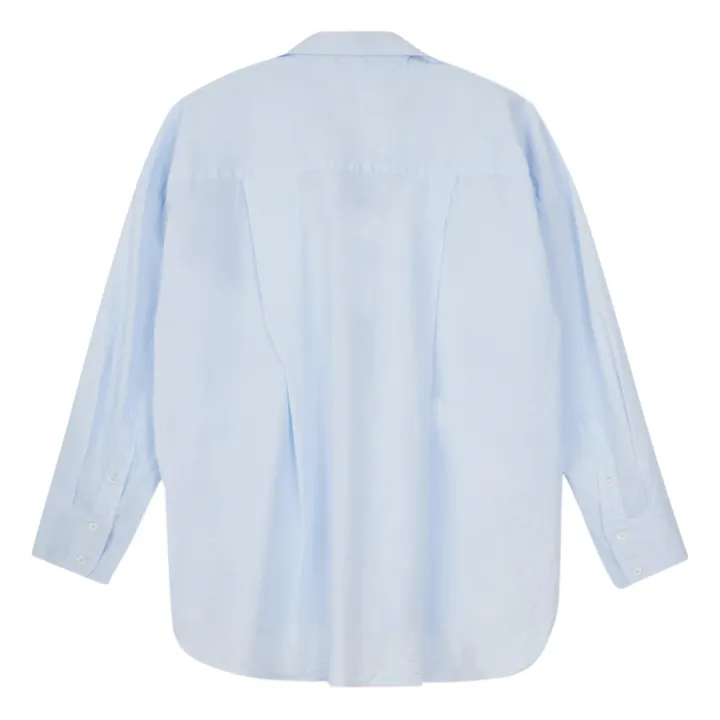 Xirena Chemise Sydney Popeline de Coton | Bleu ciel