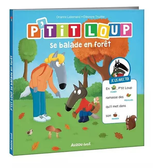 CARTOTHEQUE - P TIT LOUP SE BALADE EN FORET JE LIS AVEC TOI