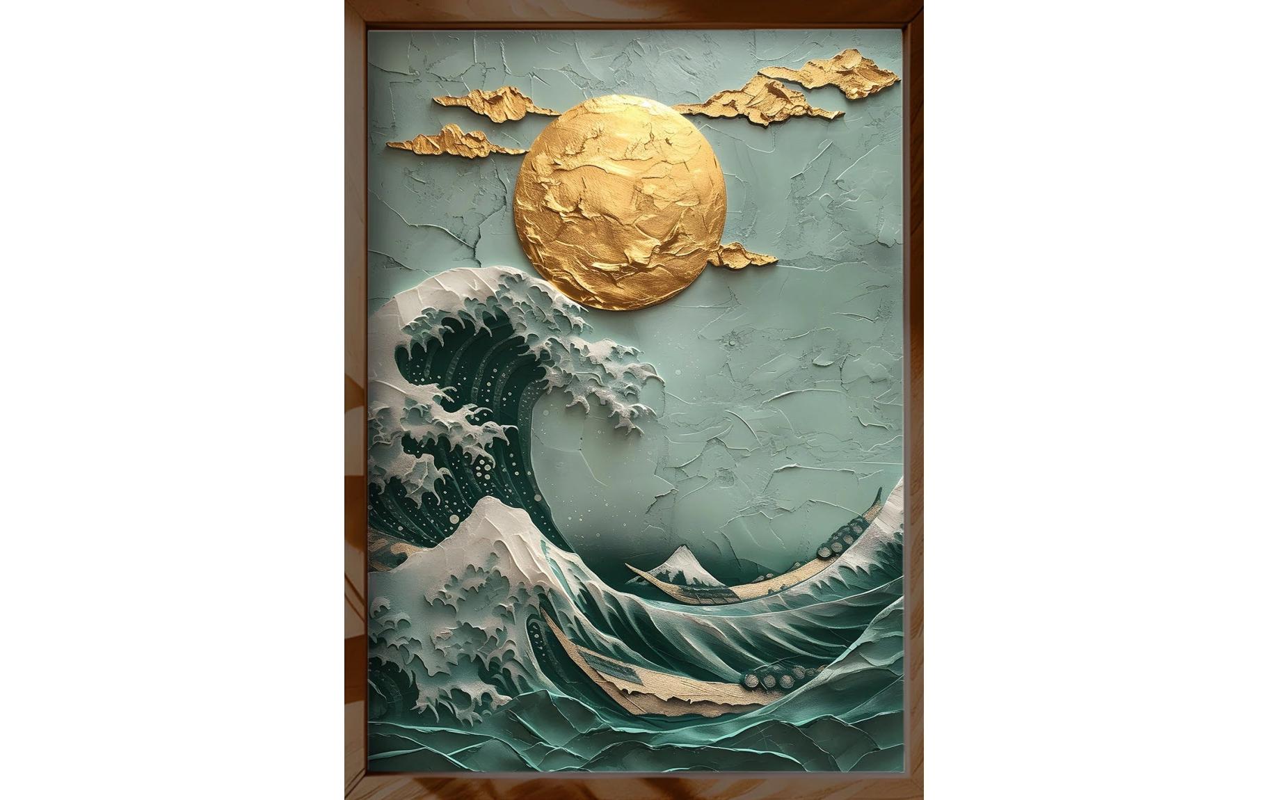 Bild Ocean 35 x 47 cmDekorative Wandmalerei
