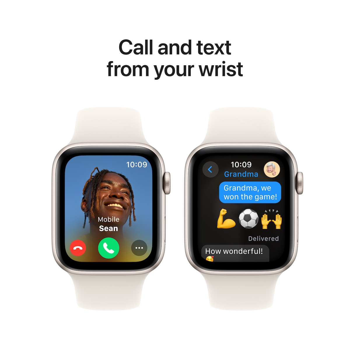 Apple Watch SE 2nd Gen 44mm GPS (Stjerneskinn Alu/Stjerneskinn sport band S/M)
