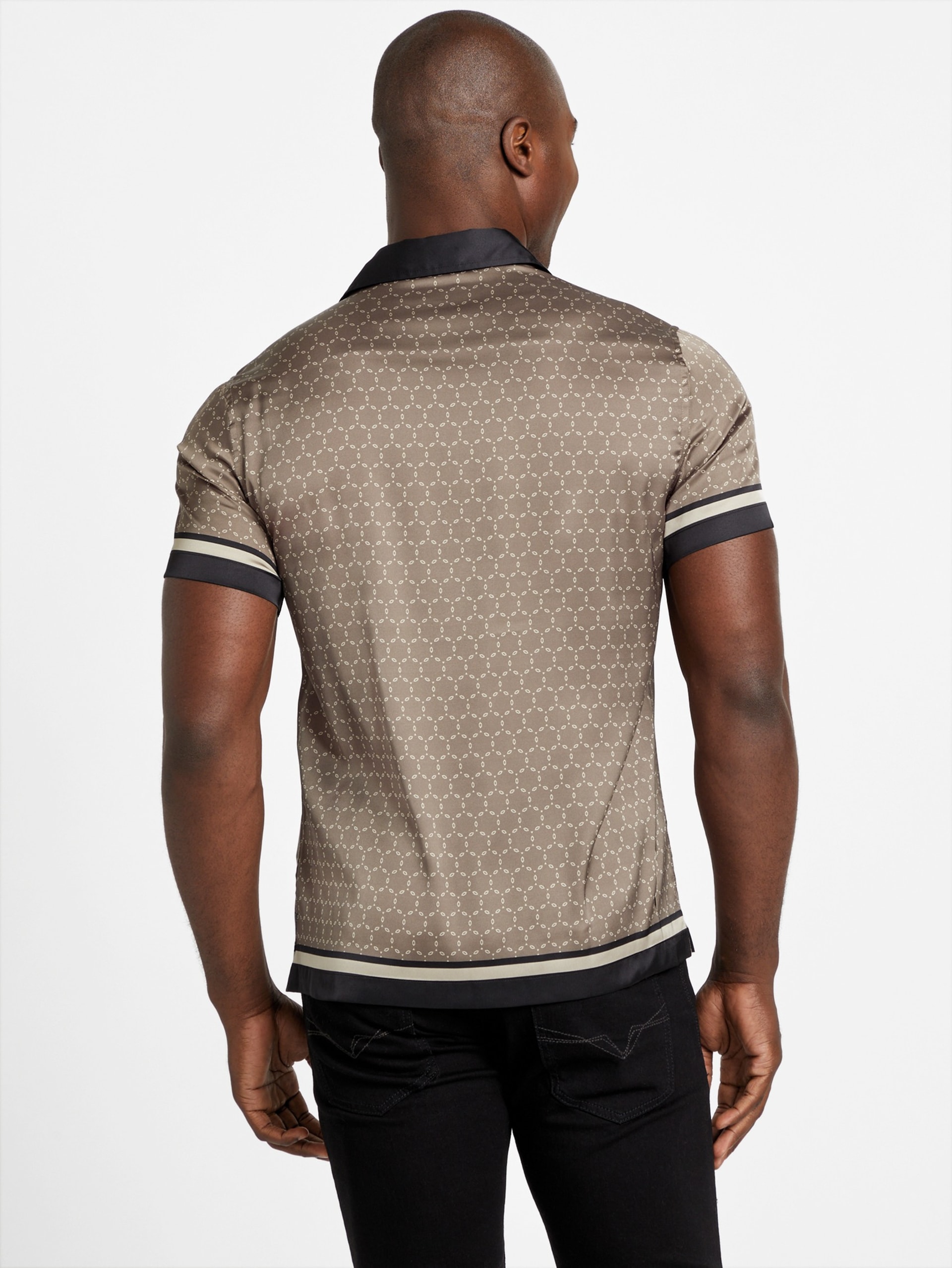 Camisa Eco Geo Border Charm