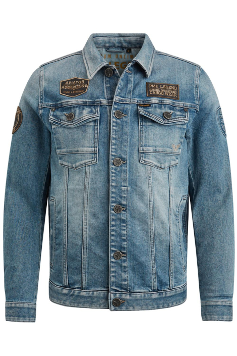 PME legend blauwe heren jas