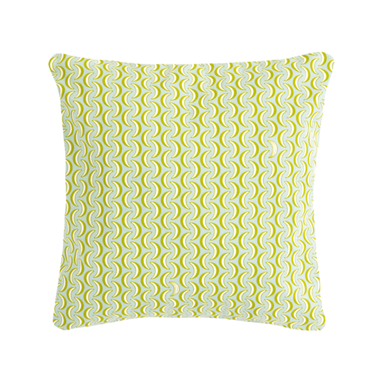 Coussin envie bananes 44X44 cm opaline
