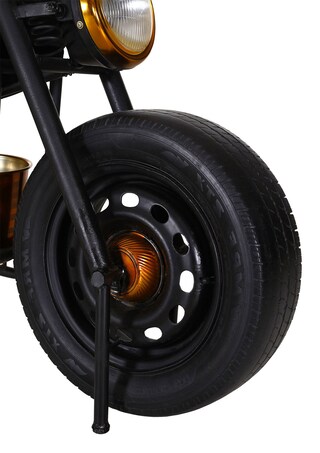INTERhome Bar RIDE 175 x 74 cm goldfarbig/schwarz