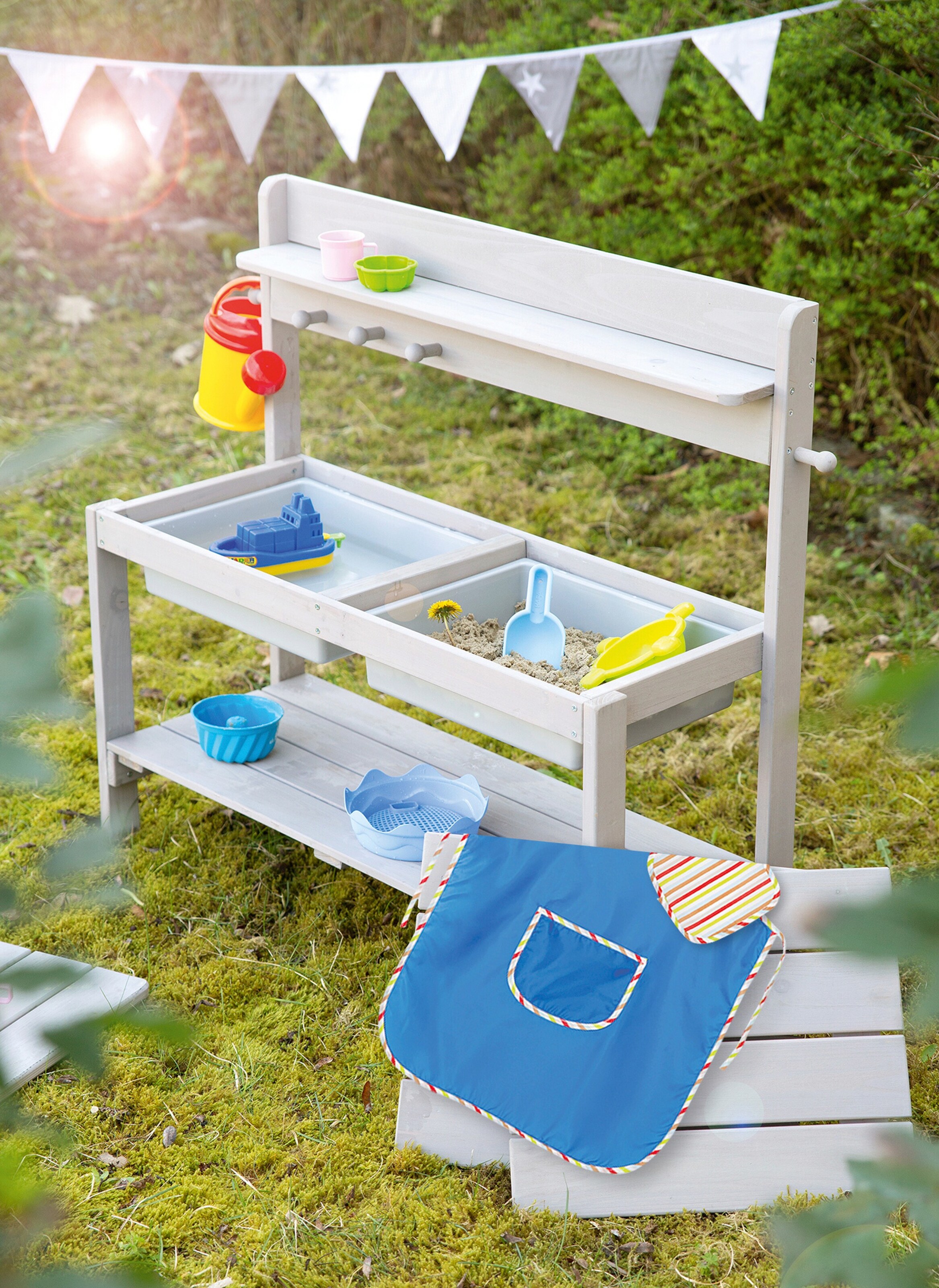 roba Outdoor Kinderküche 'FUN' mit Schürze Outdoor +